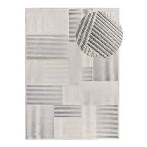 Koberec vo svetlosivej a slonovinovej farbe 133x190 cm Baresa – Universal vyobraziť