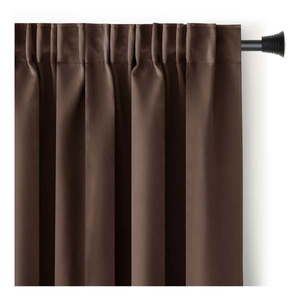 Hnedý zatemňovací termo záves 140x245 cm Pleat – Restilo vyobraziť