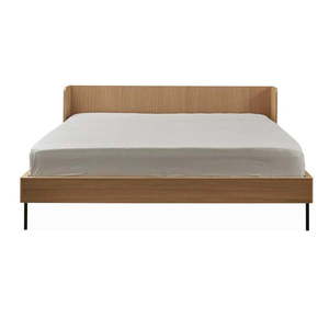 Dvojlôžková posteľ v dekore duba 160x200 cm v prírodnej farbe Wrap – Bonami Selection vyobraziť