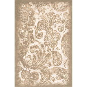 Béžový vlnený koberec 200x300 cm Damask – Agnella vyobraziť