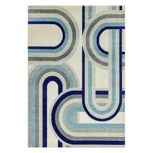 Sivo-modrý koberec 80x150 cm Nova Retro Blue – Asiatic Carpets vyobraziť