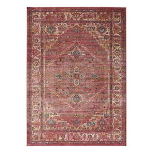 Červený koberec z viskózy Universal Vintage Retro, 160 x 230 cm vyobraziť