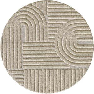 Béžový okrúhly koberec ø 160 cm Art – Ayyildiz Carpets vyobraziť
