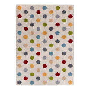 Krémovobiely koberec 133x190 cm Norge Dots – Universal vyobraziť