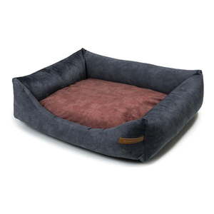 Vínovo-tmavosivý pelech pre psa 65x75 cm SoftBED Eco M – Rexproduct vyobraziť