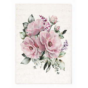 Ružovo-krémový prateľný koberec 160x230 cm New Carpets - Oyo home vyobraziť
