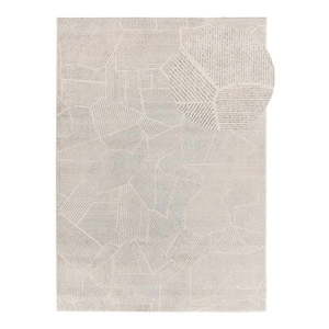Koberec vo svetlosivej a krémovej farbe 160x230 cm Porto – Universal vyobraziť