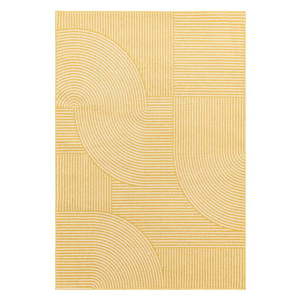 Žltý koberec 80x150 cm Muse Yellow Geometric – Asiatic Carpets vyobraziť