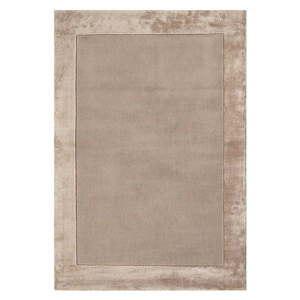 Svetlohnedý ručne tkaný koberec s prímesou vlny 120x170 cm Ascot – Asiatic Carpets vyobraziť