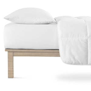 Biela napínacia plachta jersey 180x200 cm Boxspring – Andrea Simone vyobraziť