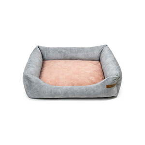 Ružovo-svetlosivý pelech pre psa 65x75 cm SoftBED Eco M – Rexproduct vyobraziť