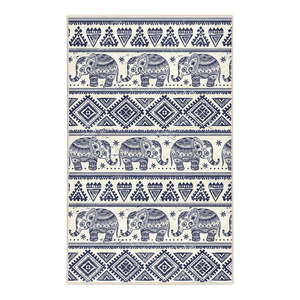 Modrý prateľný koberec 80x150 cm Elephant – Mila Home vyobraziť
