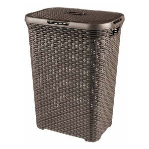 Hnedý kôš na bielizeň Curver Hamper, 40 l vyobraziť