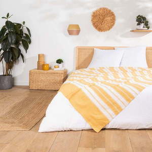 Žltý pléd 220x240 cm Abby – douceur d'intérieur vyobraziť