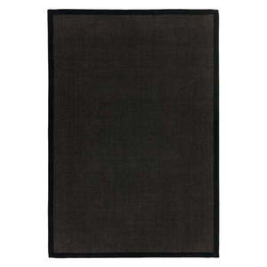 Čierny koberec 180x120 cm Sisal - Asiatic Carpets vyobraziť