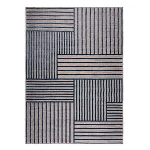 Tmavomodrý vnútorný a vonkajší koberec 160x230 cm Vigo Blocks – Flair Rugs vyobraziť