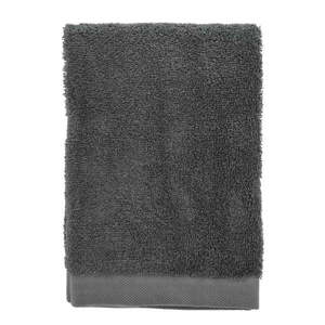 Tmavosivý froté bavlnený uterák 50x100 cm Comfort – Södahl vyobraziť