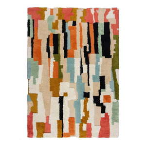 Ručne tkaný vlnený koberec 200x290 cm Zagora Geo Shaggy – Flair Rugs vyobraziť