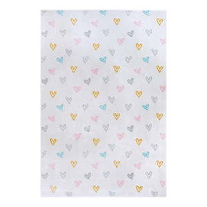 Biely detský koberec 160x235 cm Hearts – Hanse Home vyobraziť