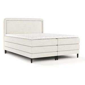 Krémovobiela boxspring posteľ 200x200 cm Dove – Maison de Rêve vyobraziť