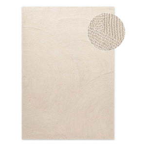 Ručne tkaný vlnený koberec vo svetlo prírodnej farbe 80x150 cm Eleni Natural White – Hanse Home vyobraziť