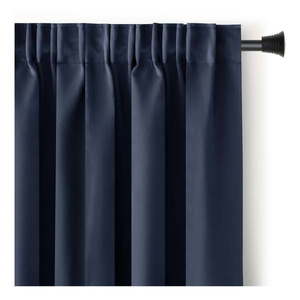 Tmavomodrý zatemňovací termo záves 140x245 cm Pleat – Restilo vyobraziť