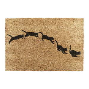 Rohožka z kokosového vlákna 40x60 cm Jumping Cats – Artsy Doormats vyobraziť