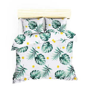 Set bavlneného plédu a 2 obliečok na vankúše Masso Jungle, 200 × 220 cm vyobraziť