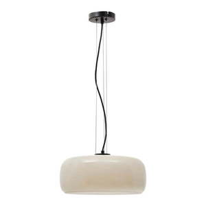 LED závesné svietidlo sivobéžové so skleneným tienidlom ø 38 cm Reig – Kave Home vyobraziť