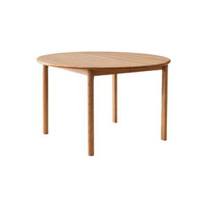 Okrúhly rozkladací jedálenský stôl s prídavnou doskou z dubového dreva ø 120 cm Noor – Hammel Furniture vyobraziť