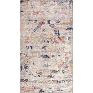 Bielo-béžový prateľný koberec 180x120 cm - Vitaus vyobraziť