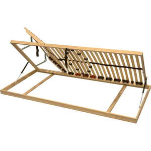 Polohovateľný výklopný lamelový rošt 120x200 cm DOUBLE BVH – Materasso vyobraziť