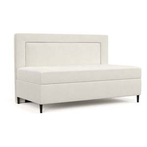 Béžová čalúnená jednolôžková posteľ 80x200 cm Alba – Maison de Rêve vyobraziť