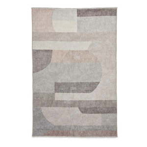 Béžový prateľný behúň s prímesou bavlny 60x170 cm Whisper – Think Rugs vyobraziť