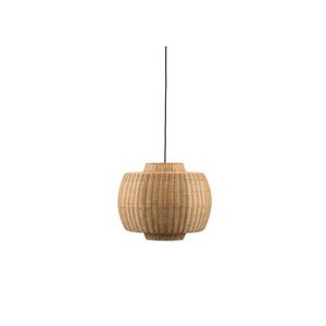Závesné svietidlo v prírodnej farbe s ratanovým tienidlom ø 50 cm Vilna – Villa Collection vyobraziť