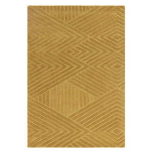 Okrovožltý vlnený koberec 120x170 cm Hague – Asiatic Carpets vyobraziť