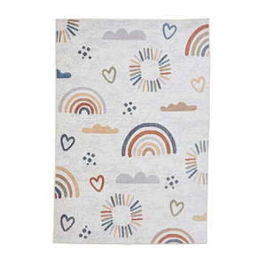 Krémovobiely detský koberec 80x150 cm Vida Kids Rainbow – Think Rugs vyobraziť