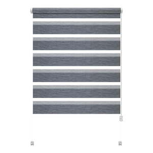 Sivá roleta deň a noc 42, 5x150 cm Zebra Natur – Gardinia vyobraziť