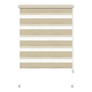 Krémovobiela roleta deň a noc 72, 5x150 cm Zebra Natur – Gardinia vyobraziť