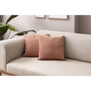 Menčestrové obliečky na vankúše v súprave 2 ks 43x43 cm – Mioli Decor vyobraziť