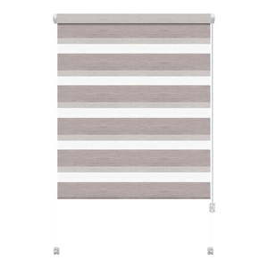 Taupe roleta deň a noc 42, 5x150 cm Zebra Silvalin – Gardinia vyobraziť