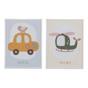 Detské obrázky v sade 2 ks 30x40 cm Vehicles – Ixia vyobraziť