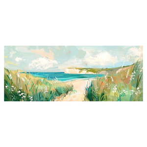 Obraz 60x150 cm Gouache Sea – Styler vyobraziť
