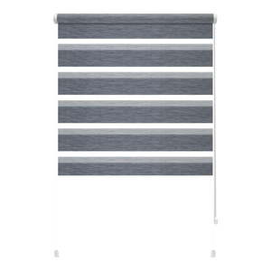 Antracitová roleta deň a noc 57x150 cm Zebra Silvalin – Gardinia vyobraziť