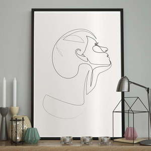 Obraz 50x70 cm Sketchline Face – DecoKing vyobraziť