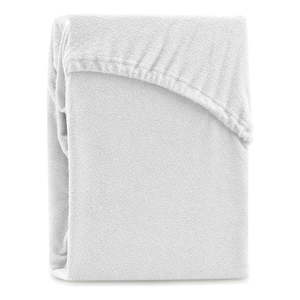 Biela napínacia froté plachta 240x220 cm Ruby – Restilo vyobraziť