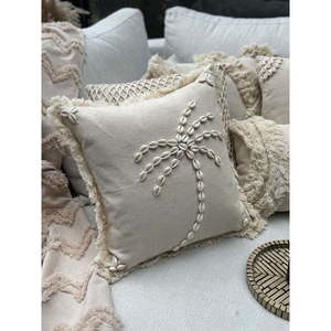 Bavlnená obliečka na vankúš 43x43 cm Seashells – Mioli Decor vyobraziť