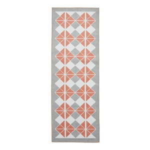 Oranžovo-sivý prateľný behúň 76x230 cm Victoria Orange – Think Rugs vyobraziť