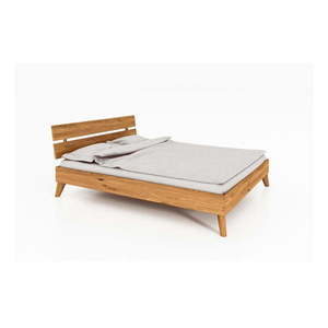 Dvojlôžková posteľ z dubového dreva 140x200 cm Greg 2 - The Beds vyobraziť