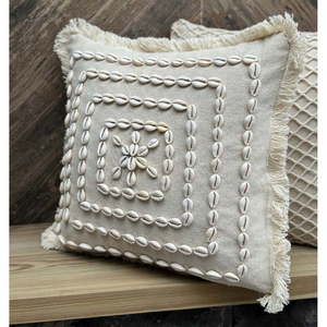 Bavlnená obliečka na vankúš 43x43 cm Seashells – Mioli Decor vyobraziť
